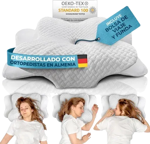 Almohada Glückstoff ortopédica para cervicales