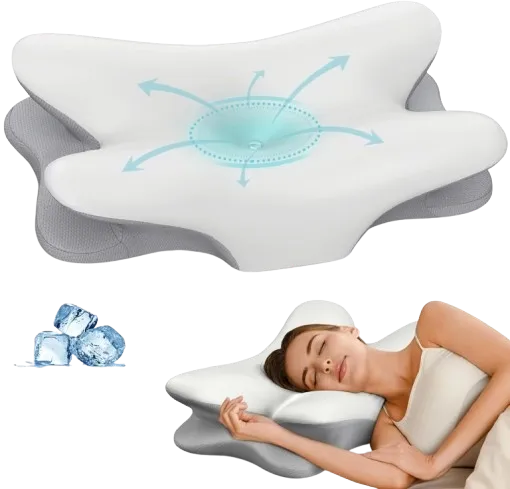 Imagen de la mejor almohada cervical ortopédica premium del 2026, la almohada Glückstoff